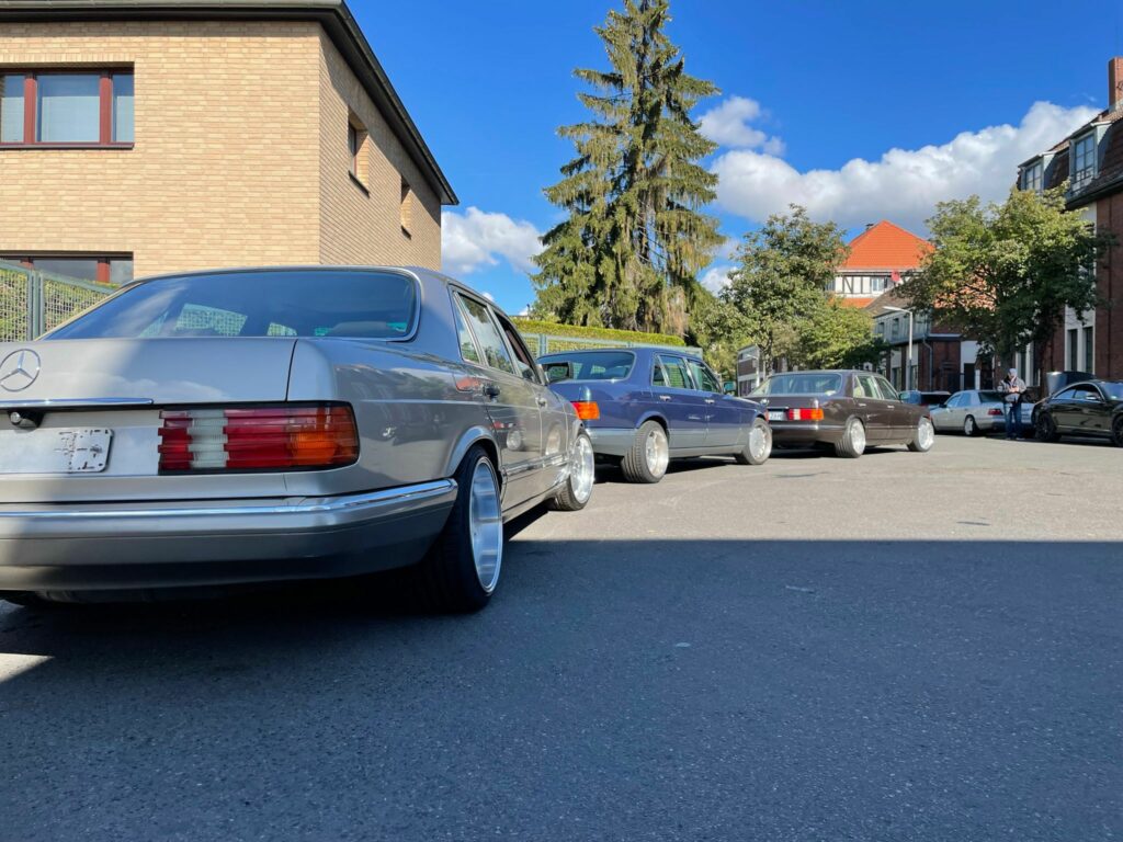 W126 Mercedes tiefergelegt