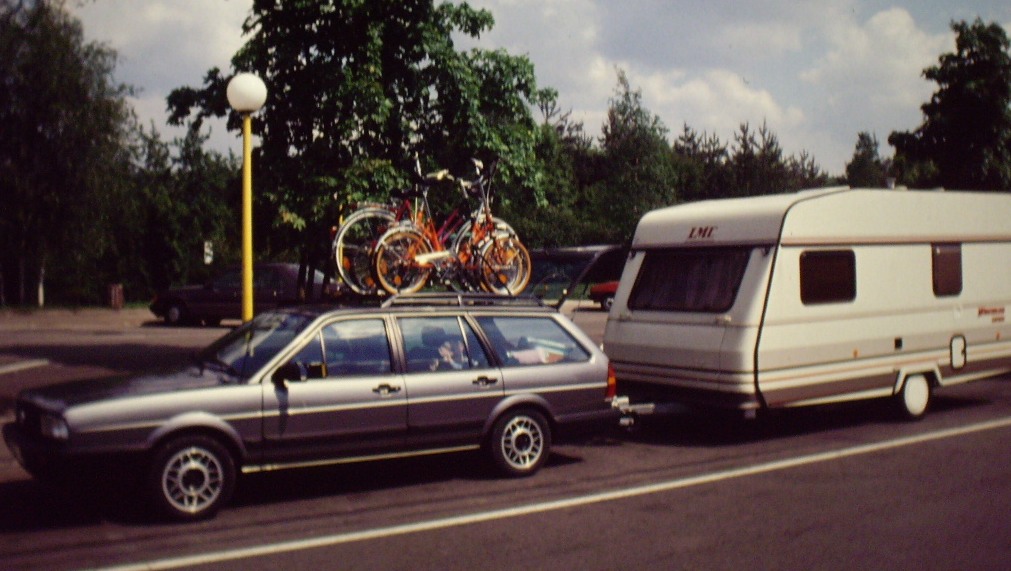 B2 Synchro mit Wohnwagen