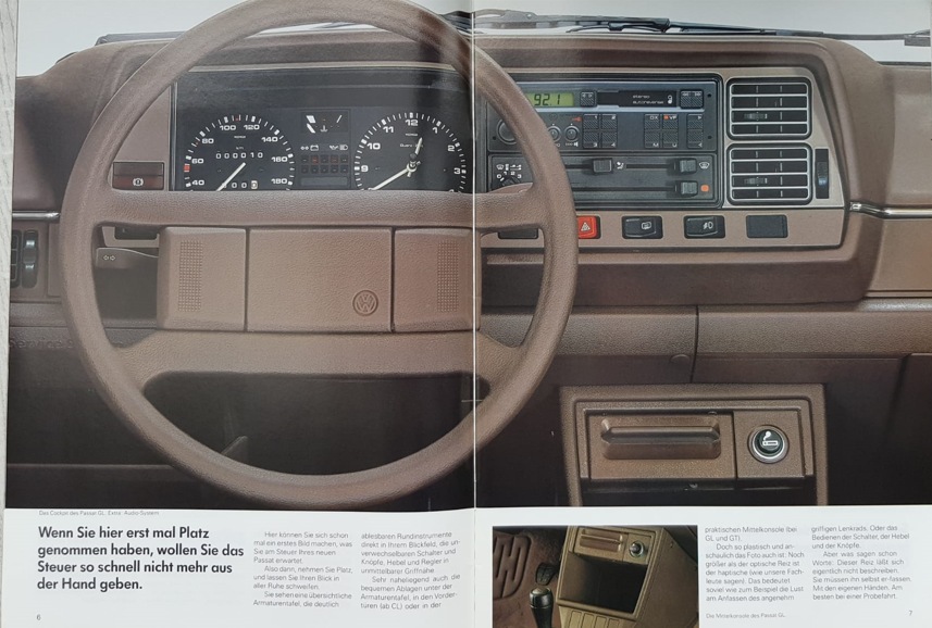 Ein Hauch der 80er im Passat B2 Cockpit