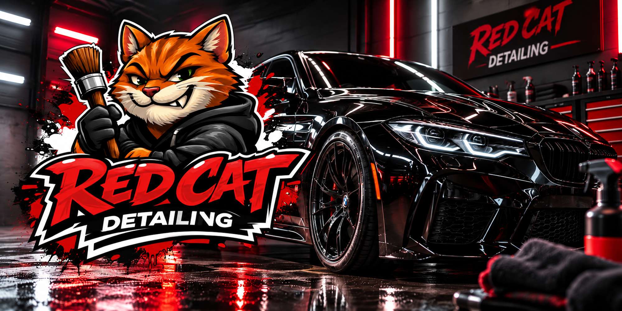 Red Cat Detailing bei Retromanie, Foto mit KI generiert bzw. verändert (2) Red Cat Detailing bei Retromanie, Foto mit KI generiert bzw. verändert (2)
