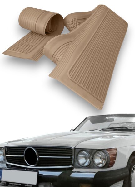 Gummi Einstiegsleisten Schweller für Mercedes SL107 R107/W107 dattel