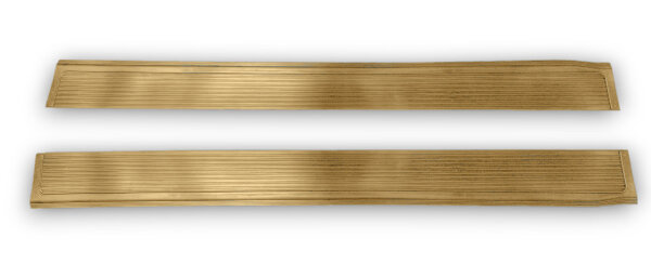 Gummi Einstiegsleisten Schweller für Mercedes SL107 R107/W107 beige