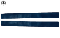 Gummi Einstiegsleisten Schweller für Mercedes SL107 R107/W107 blau