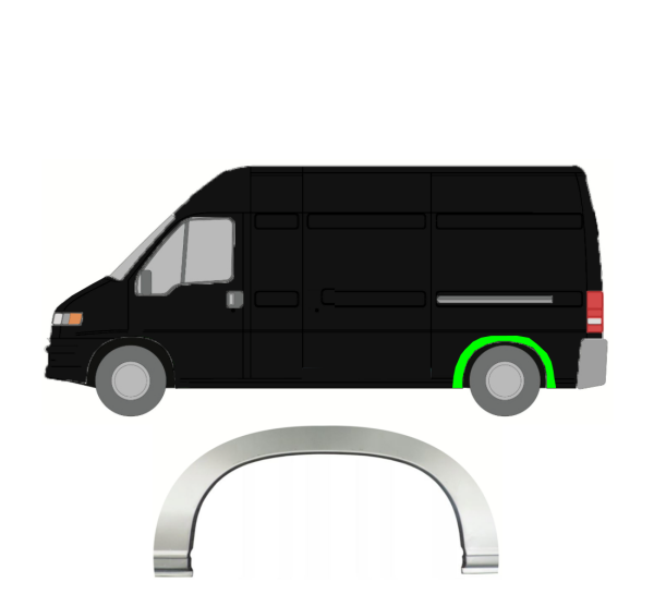 Radlauf für Fiat Ducato 1994 - 2006 links