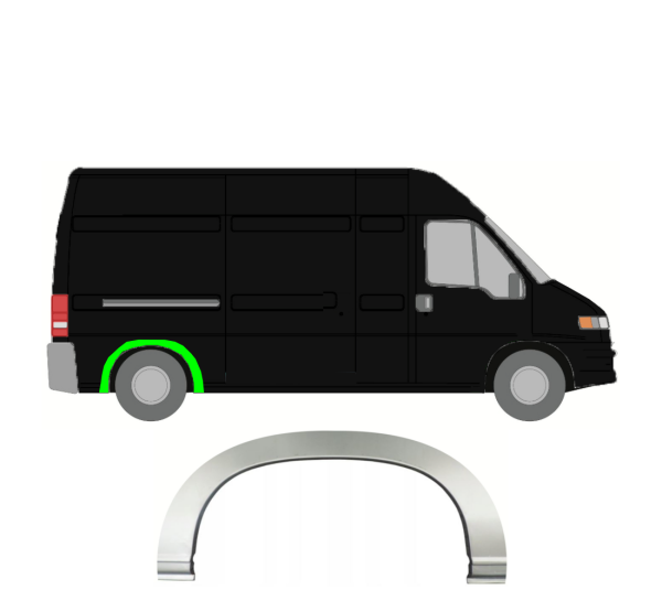 Radlauf für Fiat Ducato 1994 - 2006 rechts