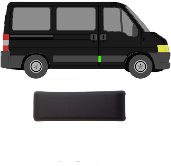 Seitenleiste für Fiat Ducato kurzer Radstand 2002 - 2006 rechts