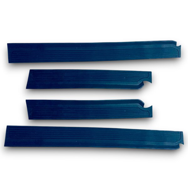 Gummi Einstiegsleisten Schweller Beläge für Mercedes W115/W114 /8 blau