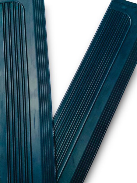 Gummi Einstiegsleisten Schweller Beläge für Mercedes W115/W114 /8 blau
