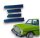 Gummi Einstiegsleisten Schweller Beläge für Mercedes W115/W114 /8 blau