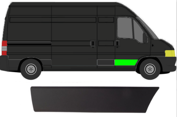 Seitenleiste vordere tür für Fiat Ducato 2002 - 2006 rechts