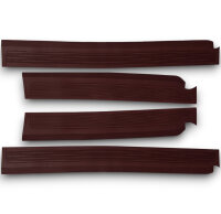 Gummi Einstiegsleisten Schweller Beläge für Mercedes W115/W114 /8 dunkelrot