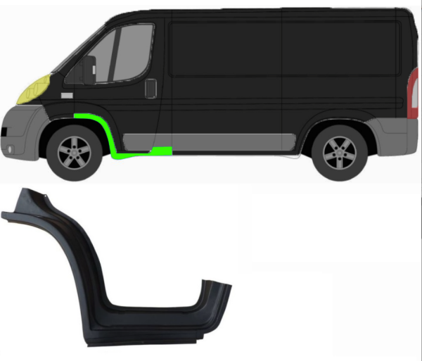 Türschweller für Fiat Ducato 2006 - 2014 vorne links