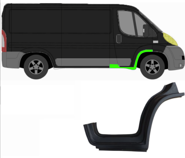 Türschweller für Fiat Ducato 2006 - 2014 vorne rechts