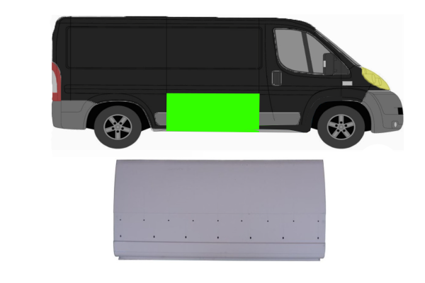 Seitenwand für Fiat Ducato 2006 - 2014 rechts