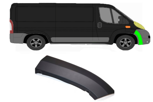 Stoßstangenleiste für Fiat Ducato 2006 - 2014 vorne rechts