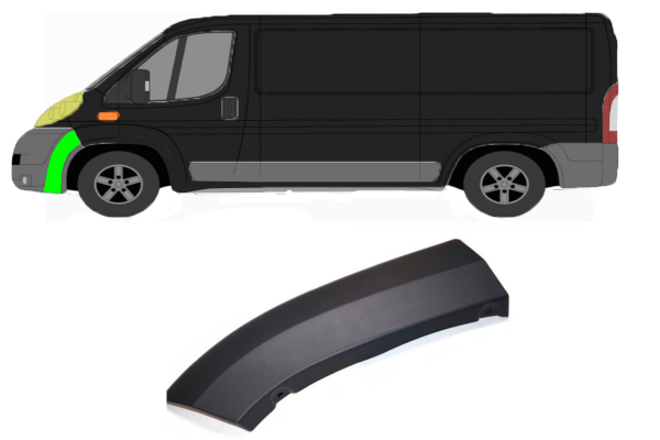 Stoßstangenleiste für Fiat Ducato 2006 - 2014 vorne links