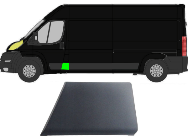 Seitenleiste hinter Kabine für Fiat Ducato 2006 - 2014 links