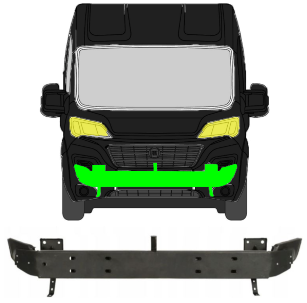 Stoßstangenverstärkung für Fiat Ducato 2014 - 2018