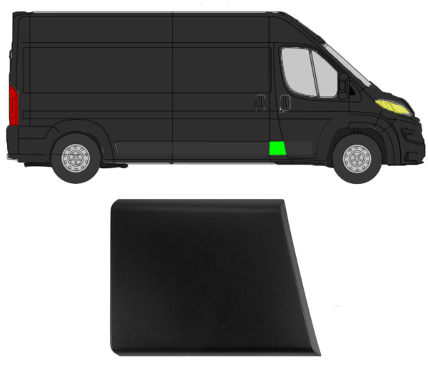 Seitenleiste für Fiat Ducato 2018 - 2021 rechts