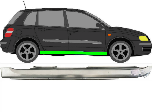 Vollschweller für Fiat Stilo 5 Türer 2001 - 2010 rechts