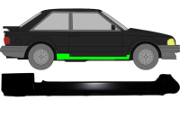 Vollschweller für Ford Escort 1980 - 1986 3...