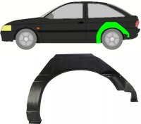 Radlauf für Ford Escort 1995 - 2000 3 Türer links