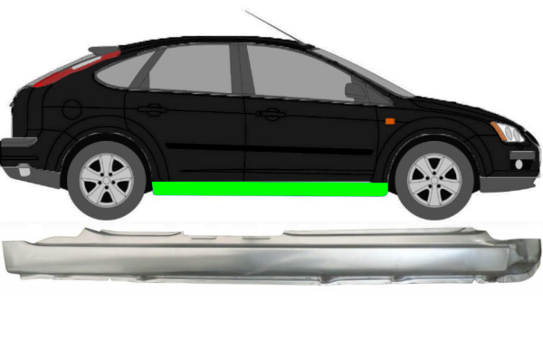 Vollschweller für Ford Focus MK 2 2003 - 2008 rechts