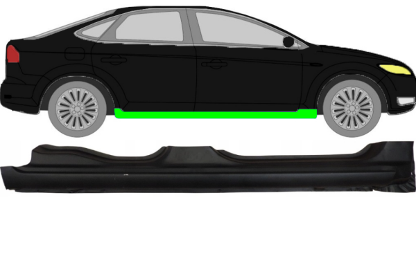 Vollschweller für Ford Mondeo 2007 - 2014 rechts