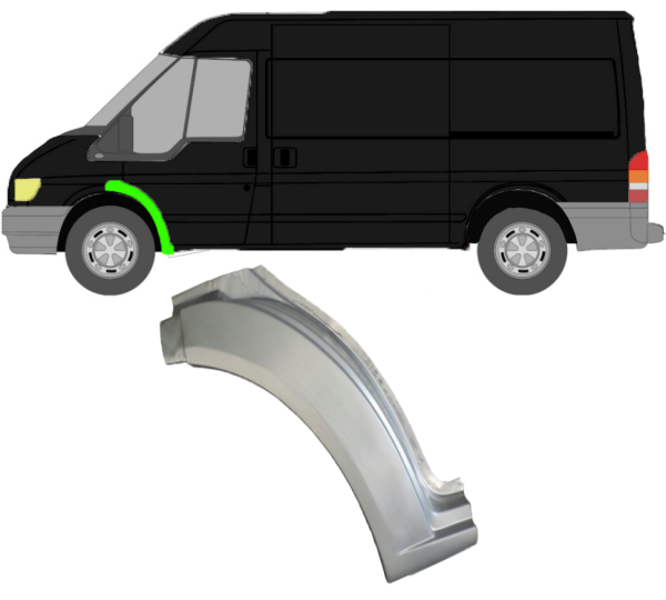 Radlauf für Ford Transit 2000 - 2013 vorne links