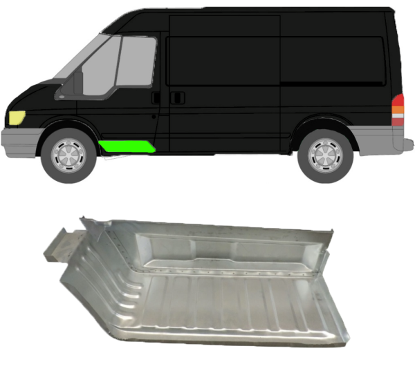 Vordere Tür innen für Ford Transit 2000 - 2013 links