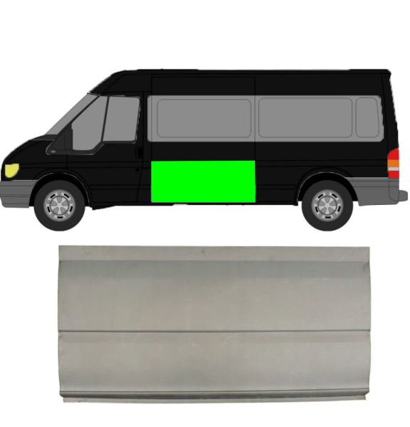 Seitenleiste außen für Ford Transit 2000 - 2013 links