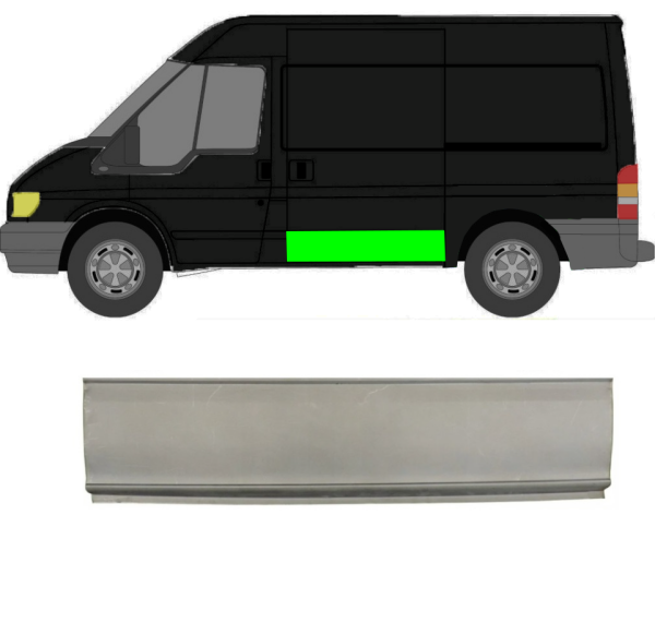 Seitenleiste außen für Ford Transit kurzer Radstand 2000 - 2013 links