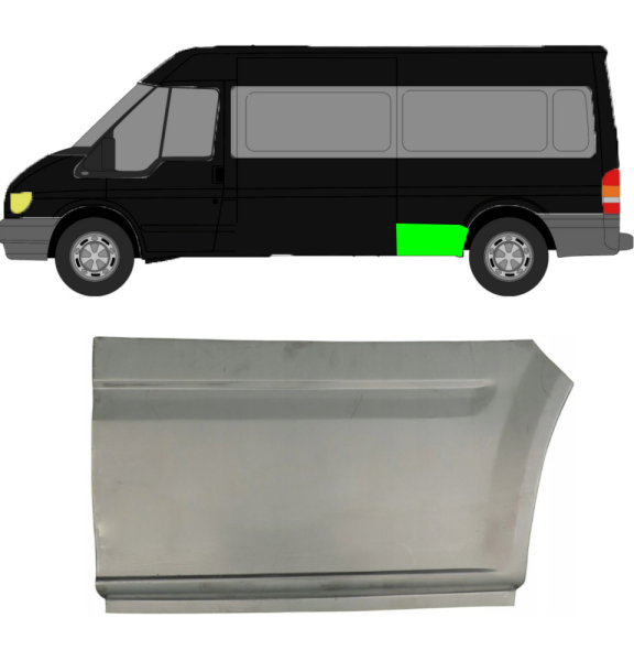 Kotflügel für Ford Transit langer Radstand 2000 - 2013 hinten links