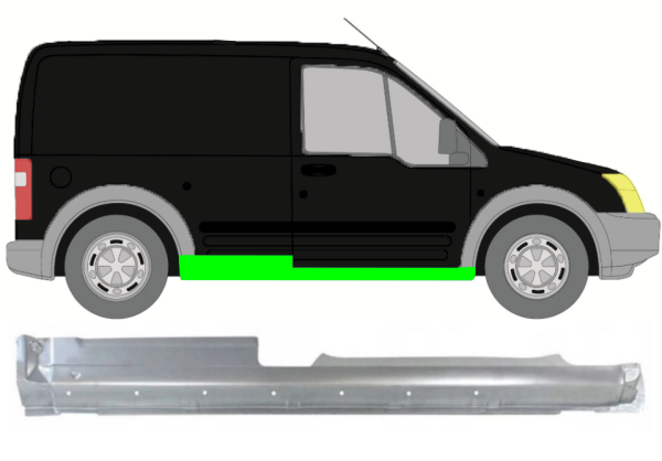 Vollschweller für Ford Transit Connect 2 Türer 2002 - 2015 rechts