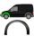 Radlaufverbreiterung für Ford Transit Connect 2002 - 2006 vorne links