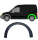 Radlaufverbreiterung für Ford Transit Connect 2002 - 2006 hinten links