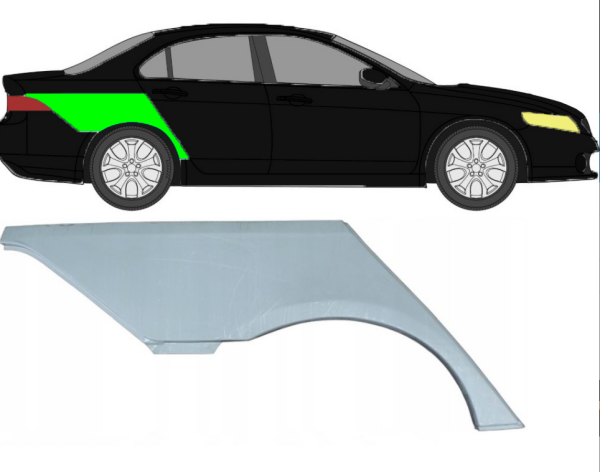 Radlauf für Honda Accord Limousine 2002 - 2008 rechts