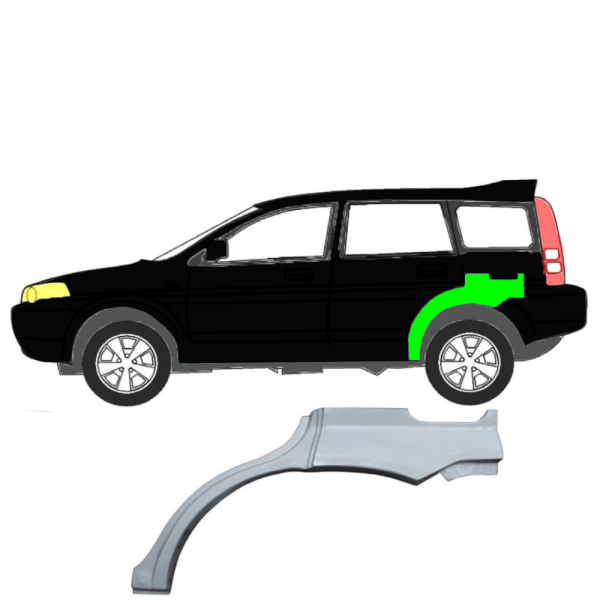 Radlauf für Honda HRV 5 Türer 1999 - 2006 links