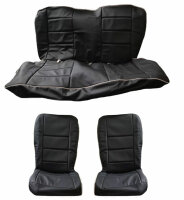 Sitzbezüge Schonbezüge Tür-Seitenverkleidung für VW Käfer 1500 - 1600 schwarz