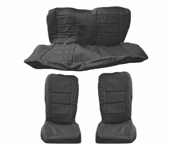 Sitzbezüge Schonbezüge Tür-Seitenverkleidung für VW Käfer 1200 grau