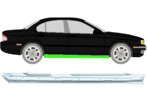 Vollschweller für Jaguar X Type 2001 - 2009 rechts