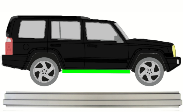 Schweller innen für Jeep Commander 2005 - 2010 rechts