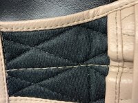 Tasche Etui für Verdeckhebel Verdeckgriffe für Mercedes SL R107,beige