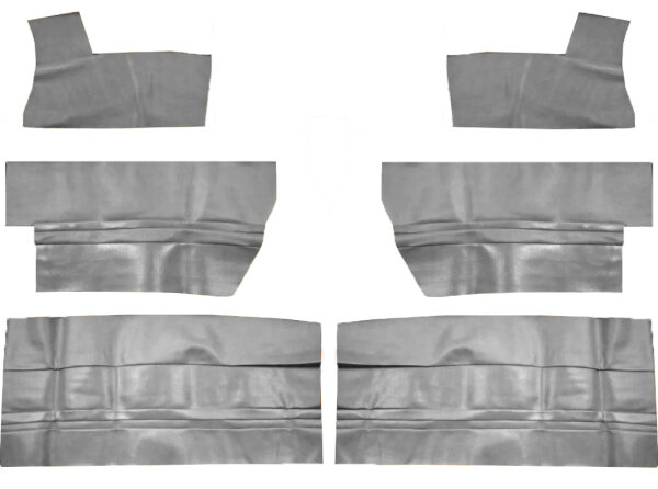 Türverkleidungen Seitenverkleidungen für Mercedes SL R107 SLC C107 grau