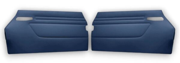 Türpappen Türverkleidungen Bezüge für Mercedes SL R107 W107 blau