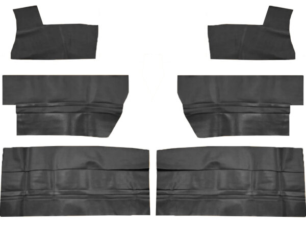 Türverkleidungen Seitenverkleidungen für Mercedes SL R107 W107 schwarz