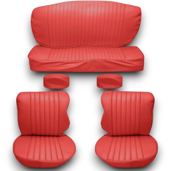 SitzBezüge Bezüge für VW Käfer Mexiko Limousine rot