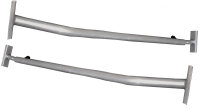 2x Planenbügel aus Stahl für Flachplane PKW- Anhänger 1,0 - 1,45m verstellbar