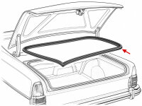 Dichtung Kofferraum Heckdeckel Kofferraumdichtung Gummi für Mercedes W112
