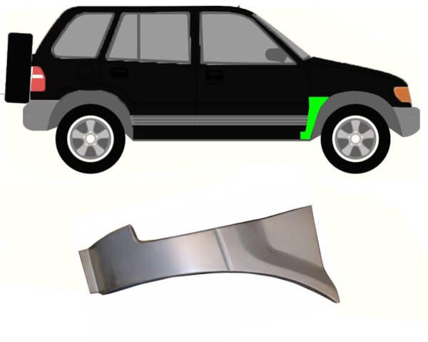 Kotflügel für Kia Sportage 1994 – 2004 vorne rechts